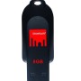 Strontium 8GB Pollex USB 2.0 Pen Drive- Black/Red